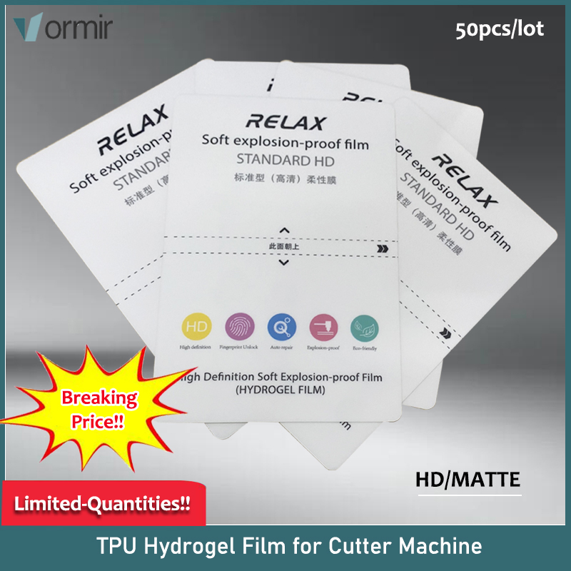 VORMIR 50 Uds película de TPU  - Screen Protector Cutter reseña y precio