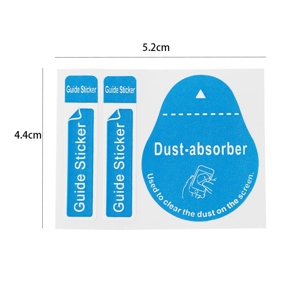 Adhesivo guía de vidrio templa - Dust Removal Sticker reseña y precio