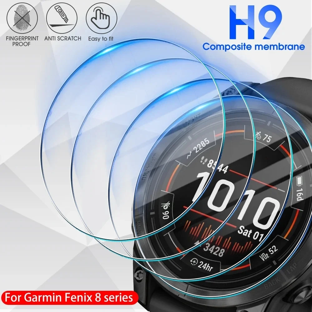 1/5 Uds 9H HD vidrio templado  - Smartwatch Screen Film reseña y precio