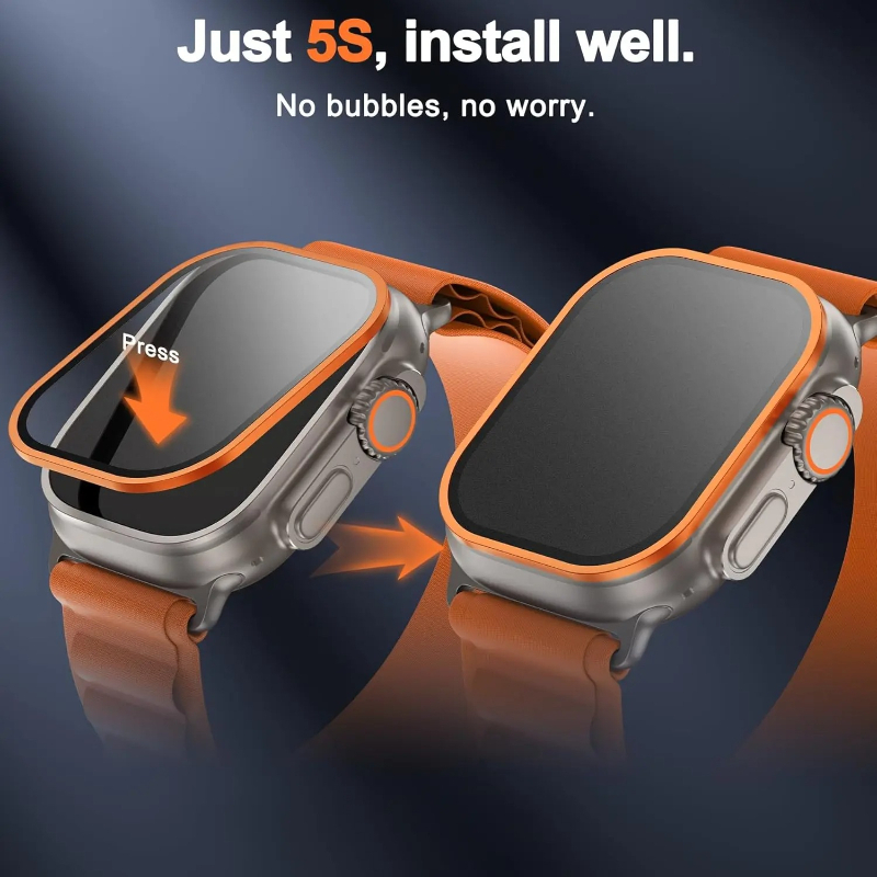 Vidrio templado para Apple Wat - Smartwatch Screen Film reseña y precio